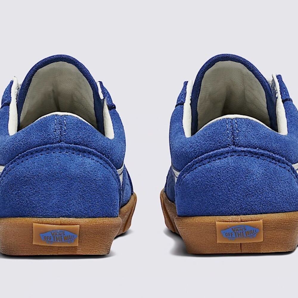 NEW VANS BLUE SUEDE OLD SKOOL LOWPRO SNEAKERS SZ M 6.5 W 8 - Picture 3 of 9